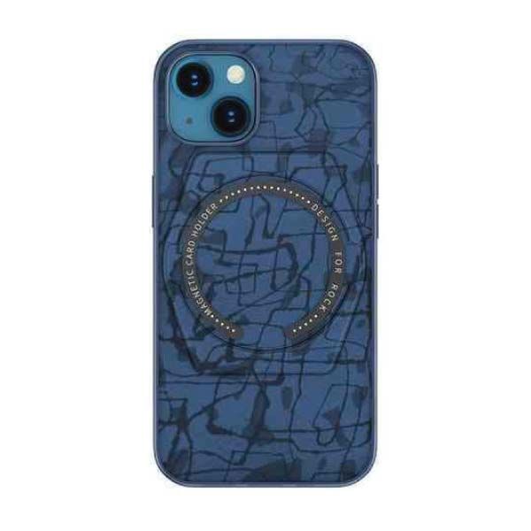 كڤر حماية Moca من RockSpace لهاتف iPhone 13 مع حامل متوافق مع MagSafe| أزرق كڤر حماية Moca من RockSpace لهاتف iPhone 13 مع حامل متوافق مع MagSafe| أزرق